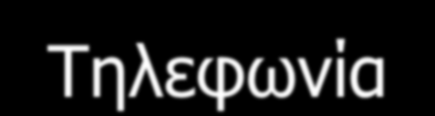 Υπηρεσίες Triple Play Τηλεφωνία