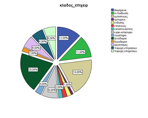 λογιστηριο 3 3,0 3,0 60,0 ξενοδοχεια 20 20,0 20,0 80,0 ξενοδοχειο 2 2,0 2,0 82,0 οργανισμος 6 6,0 6,0 88,0 παροχη υπηρεσιων παροχη υπηρεσιων 6 6,0