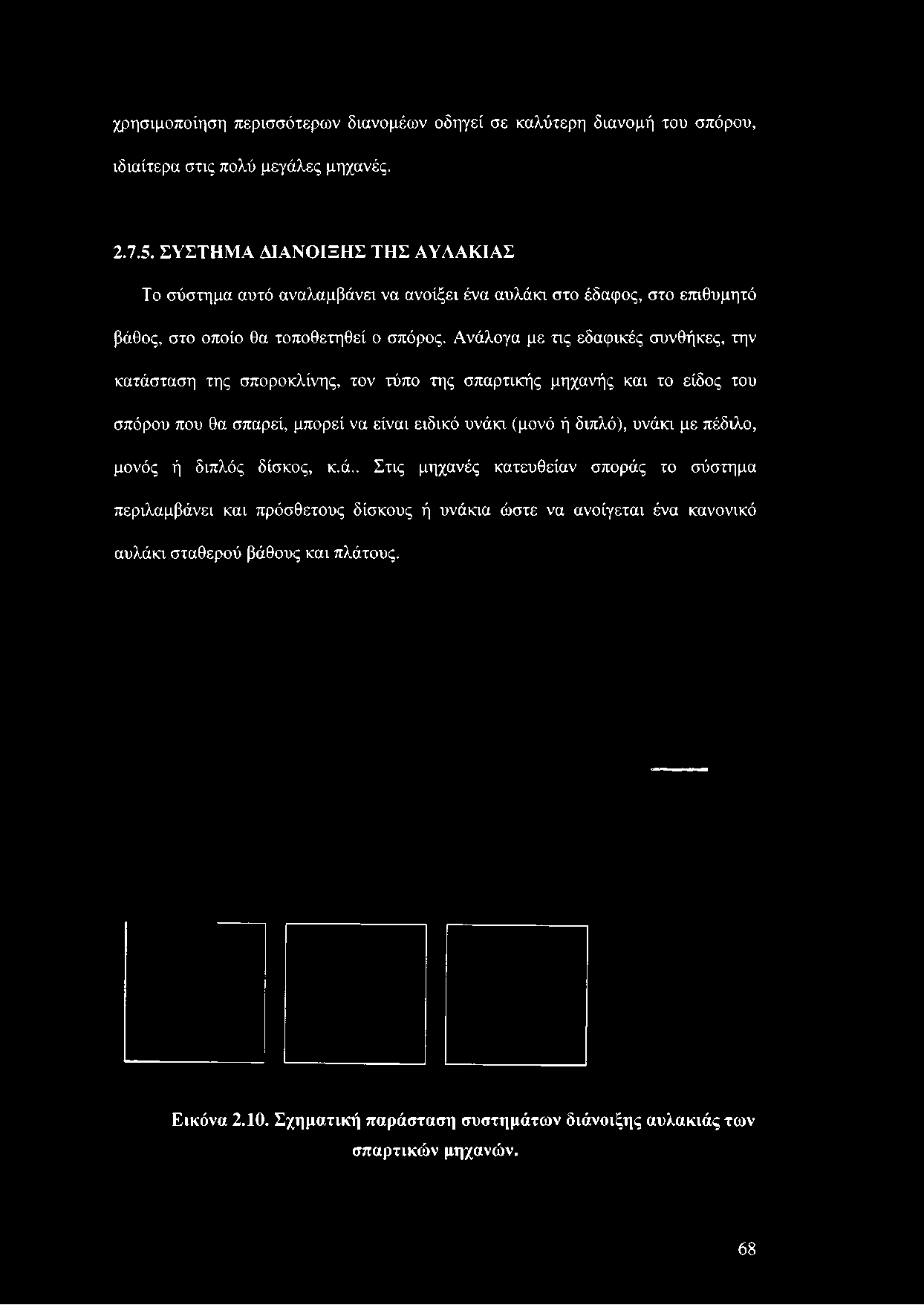 οποίο θα τοποθετηθεί ο σπόρος.