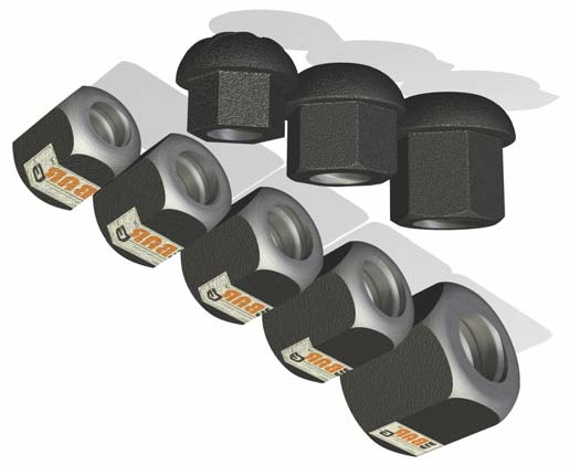 Εξαρτήματα αγκυρίων ELEBAR -G ELEBAR -G accessories Εξάγωνα περικόχλια Hexagonal nuts Σπείρωμα Thread G16 Διάσταση κλειδιούx 'Υψος Key size x Height SW27 x 31 mm DS35 mm Βάρος Weight 0,20 G20 SW36 x