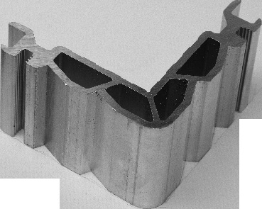 Piece Αλουμίνιο Aluminium 113-43-416-00 Τεμάχιο Piece Γωνία σύνδεσης με διπλό