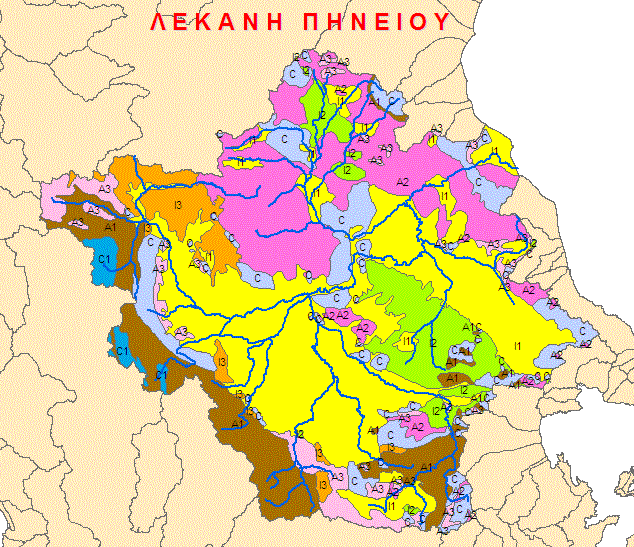 Γεωγραφικά δεδοµένα Στοιχεία Γεωγραφικής Βάσης Ισοϋψείς - Υψοµετρικά σηµεία Ψηφιακό µοντέλο εδάφους Ισοβαθείς - Βυθοµετρικά σηµεία Υδρογραφικό δίκτυο Ποτάµια - λίµνες Πηγές Αγωγοί Υδραγωγεία