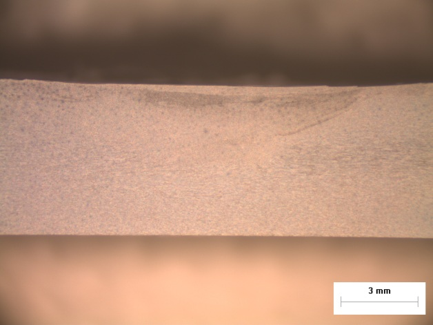 3: Εικόνες στερεοσκοπίου των εγκάρσιων διατομών των δοκιμίων που παρήχθησαν με την χρήση της FSP για ταχύτητες