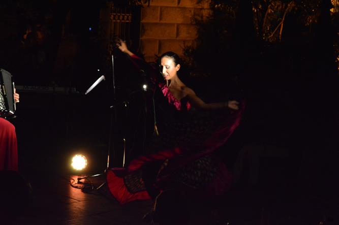 συνθέτης, σολίστ του ακορντεόν και performer Ζωή Τηγανούρια, η οποία παρουσίασε με πολλούς αξιόλογους καλλιτέχνες «Τα μονοπάτια της Μεσογείου και της Ελληνικής Παράδοσης».