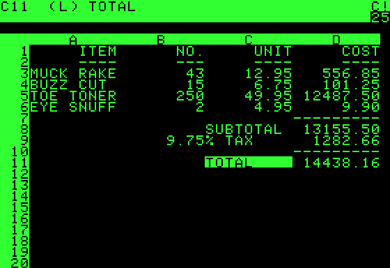 Αναδρομή 1969: To LANPAR (LANguage for Programming Arrays at Random) ήταν η 1 η εφαρμογή για mainframe 1979: To