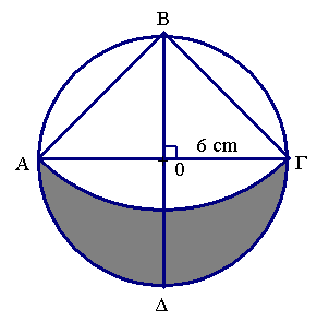 17) Η εφαπτομένη ευθεία σε σημείο Α του κύκλου με κέντρο Ο, τέμνει την προέκταση της ακτίνας ΟΒ σε σημείο Γ.