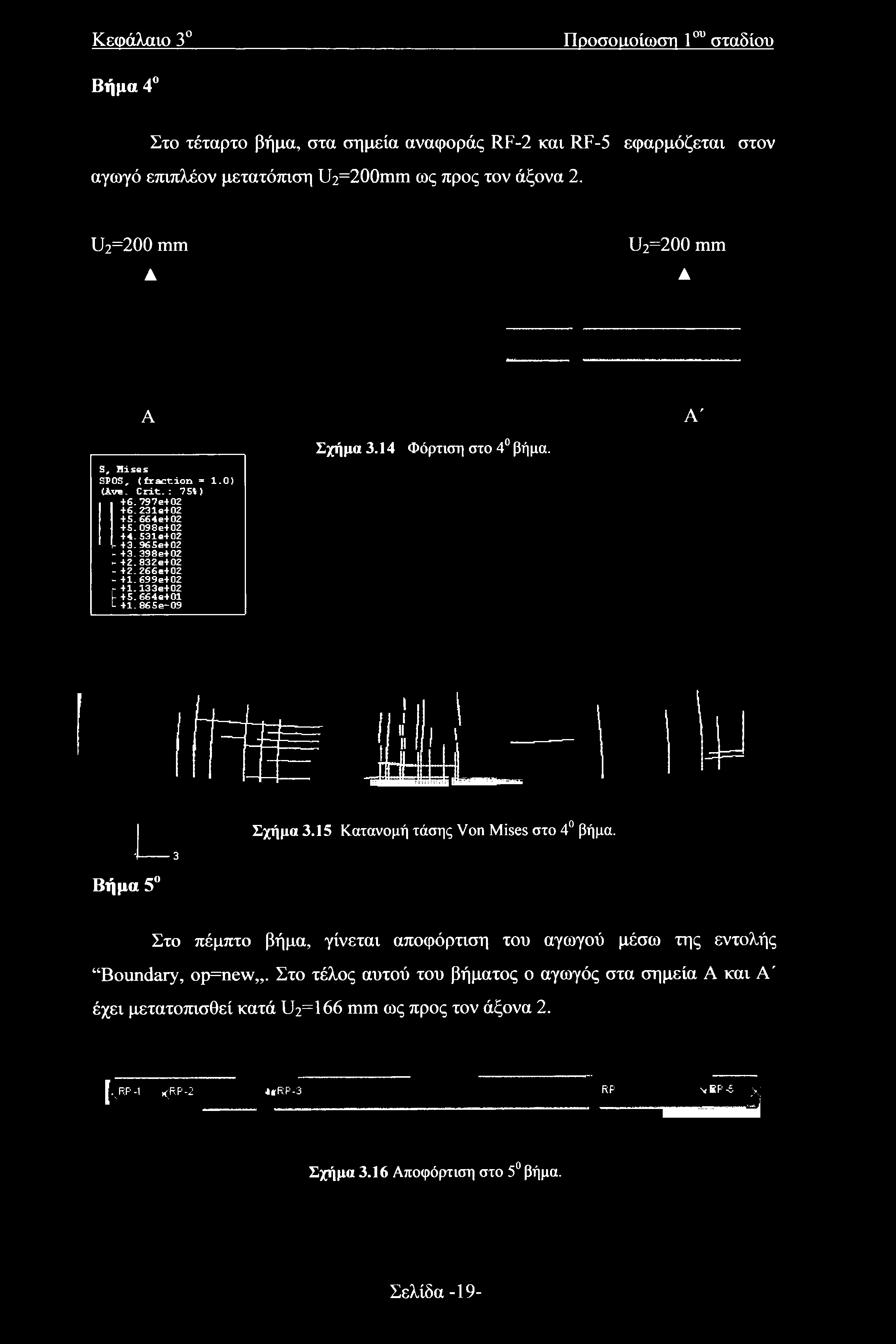 '---------3 Βήμα 5 Στο πέμπτο βήμα, γίνεται αποφόρτιση του αγωγού μέσω της εντολής Boundary, op=new.