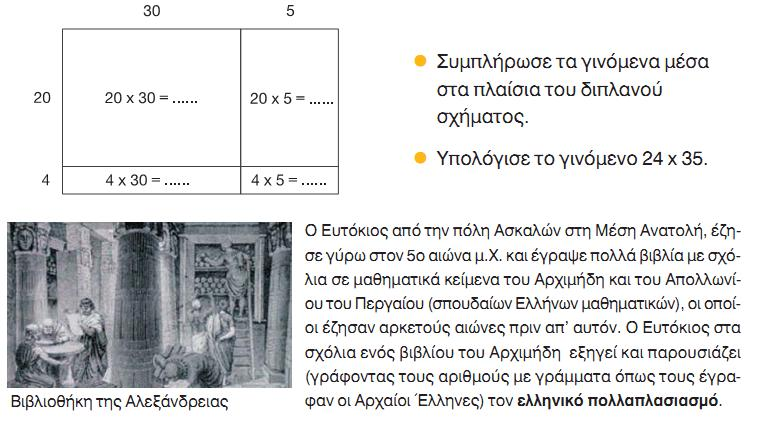 Γϋ Κφκλοσ Αρικμοί και Άλγεβρα 62 4. Συμπλθρϊςτε τον παρακάτω πίνακα.