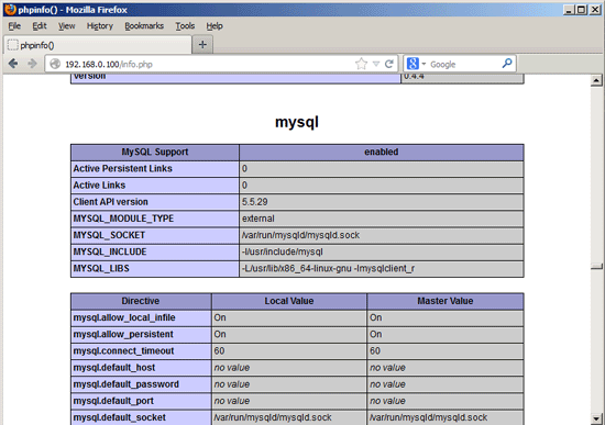 Υποστήριξη MySQL από