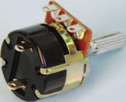 05 0.99 2 Watt Potentiometers Linear taper 4" diameter shaft Hot molded carbon element Gold plated terminals Stainless steel shaft and housing Meets or exceeds specifications of MIL-R QPL listed