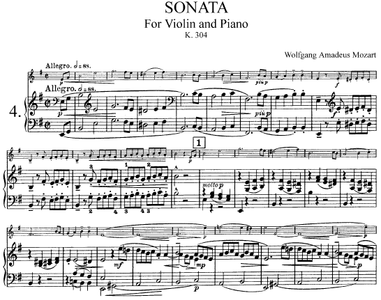 Ο αριθμός φ στη μουσική Ο Mozart διαίρεσε μεγάλο αριθμό από τις σονάτες του σε 2