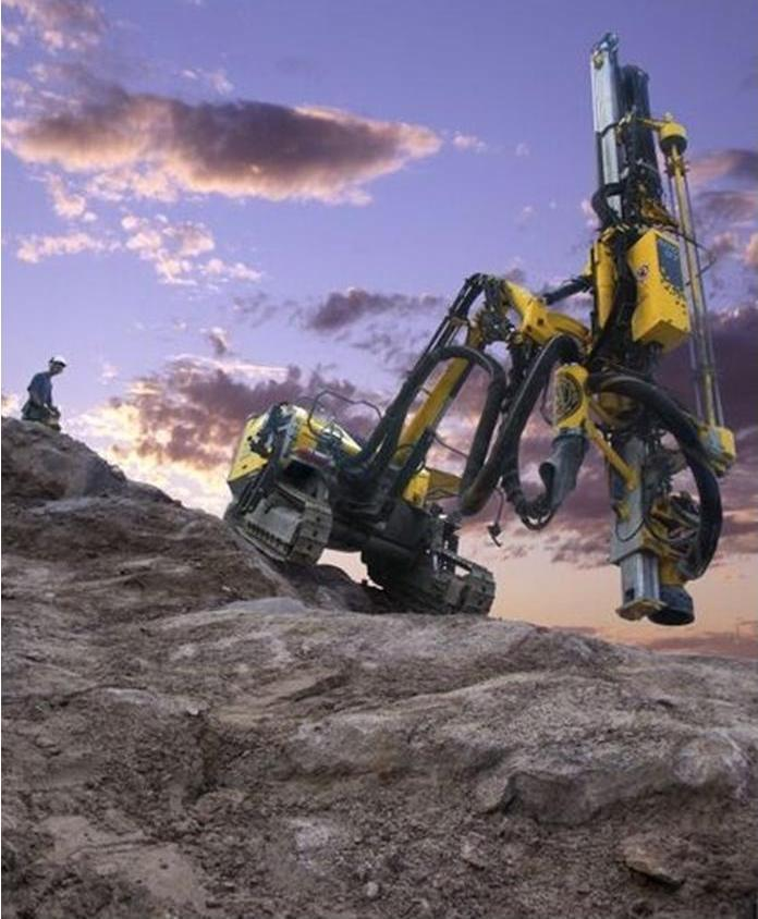 Διατρητικά φορεία (drill rigs) υπαιθρίων εργοταξίων Crawler drill Atlas