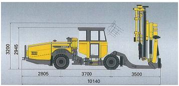 diameter range Optimal hole depth 85-165 mm up to 100 m Rock drill