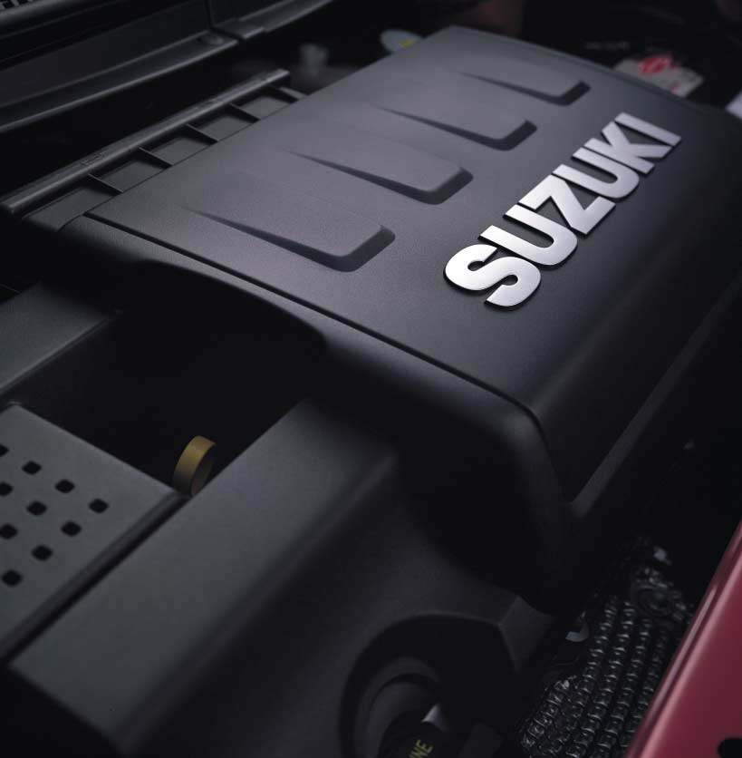 Υψηλή απόδοση Κάτω από το καπό του νέου Swift Sport έχει τοποθετηθεί ένας σύγχρονος αλουµινένιος τετρακύλινδρος κινητήρας 1.586 κ.εκ. µε 16 βαλβίδες, που αποδίδει 125 ίππους.