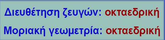 τύπος τύπος κατά Lewis γεωμετρικό