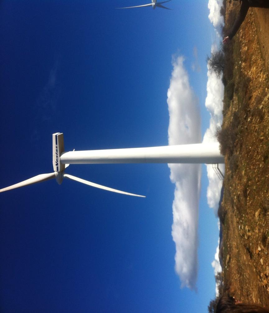 Εικόνα 91 : Ανεμογεννήτρια Vestas (Πηγή: Προσωπικό αρχείο)