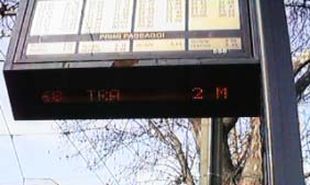 stops 200 Variable message signs parking