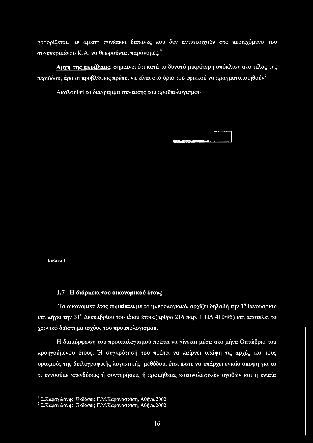 όρια του εφικτού να πραγματοποιηθούν5 Ακολουθεί το διάγραμμα σύνταξης του προϋπολογισμού Εικόνα 1 1.