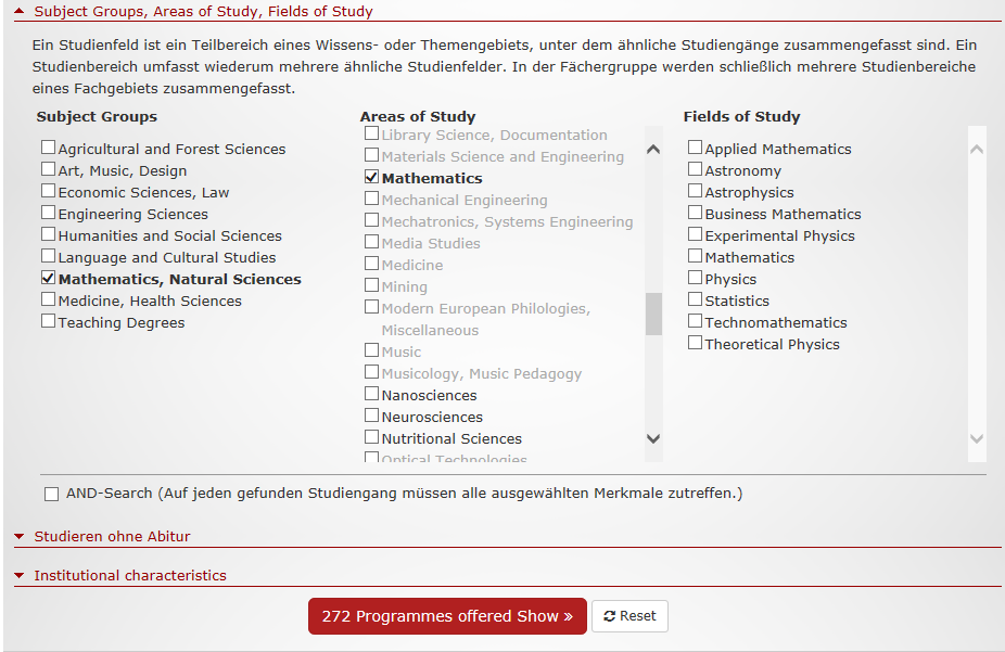 Studying in Germany Page 24 Εφαρμοσμένα Μαθηματικά & Φυσική