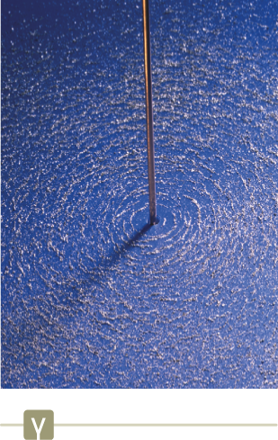 Το µαγνητικό πεδίο ενός ρευµατοφόρου σύρµατος Τα ρινίσµατα σιδήρου