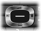 Χειρισμός φορητού ακουστικού Πλήκτρο ελέγχου Η πλευρά του πλήκτρου ελέγχου (επάνω, κάτω, δεξιά, αριστερά, κέντρο) που πρέπει να πατήσετε στην εκάστοτε κατάσταση χειρισμού επισημαίνεται παρακάτω με
