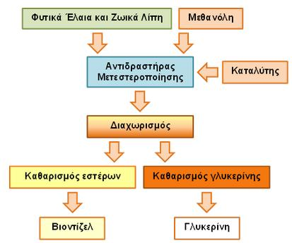 3.2 Βιοντίζελ Βιοαέριο - Sungas Το βιοντίζελ το βιοαέριο και το syngas είναι βιοκαύσιμα που παράγονται από Βιομάζα όπως είναι η βιομάζα ελιάς: Βιοντίζελ (πετρέλαιο βιολογικής προέλευσης): Οι
