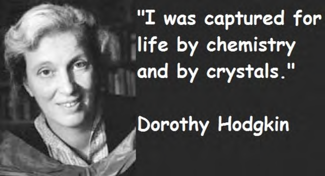 Dorothy Hodgkin 1964 - hemija Opredeluvawe na strukturata na