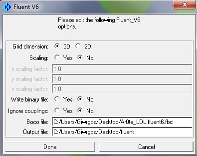 6 ΔΗΜΙΟΥΡΓΙΑ ΚΑΙ ΑΠΟΘΗΚΕΥΣΗ ΑΡΧΕΙΟΥ FLUENT.MSH Output Write Input Εικόνα 3.