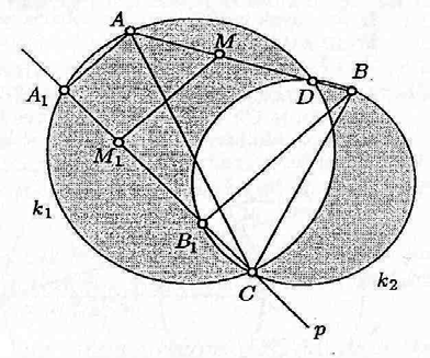 Ako bi se M nalazila unutar nekog od trouglova ABT, BCT, CAT, (T je težište trougla ABC), recimo unutar ABT, imali bismo: P ( ABM) < P ( ABT ) = 1 P ( ABC). 3 Dakle, mora biti M = T.