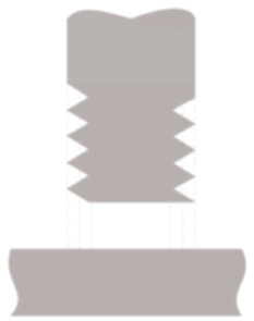 Thread Terminology Thread A thread on the external surface of a cylinder screw or cone Depth of Thread The distance between crest and root measured normal to the axis.