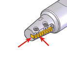 Conical Toolholders (MiTM 24) 1 47' D2 D 1 D1 Coolant-Thru is recommended, especially when D2 > 0.7 x nominal thread diameter RTMC - for Standard Threads Spare Parts ( Ordering code & EDP No.