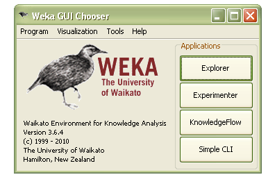 Εικόνα 22 : Documentation του WEKA Στη σελίδα αυτή, η επιλογή του Package Documentation είναι ένα JavaDoc το οποίο εμφανίζει όλα τα πακέτα και τις κλάσεις που περιέχει το WEKA, ορισμένες από τις