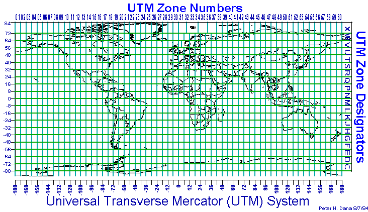 Παγκόσμια Εγκάρσια Μερκατορική Προβολή - Universal Transverse Mercator (UTM) Η Eγκάρσια Μερκατορική Προβολή (κυλινδρική) είναι σύµµορφη, δηλαδή, διατηρεί αναλλοίωτη την µορφή στοιχειωδών σχηµάτων από