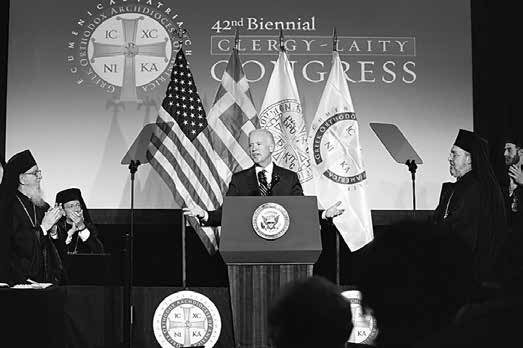 This office also implements programming for public events related to public affairs. Vice President Joe Biden addressed the 42nd Biennial Clergy-Laity Congress in Philadelphia.
