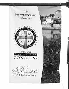 CLERGY-LAITY CONGRESS A banner welcomes the Congress delegates and participants. Vice President Joe Biden addresses the faithful during the Grand Banquet.