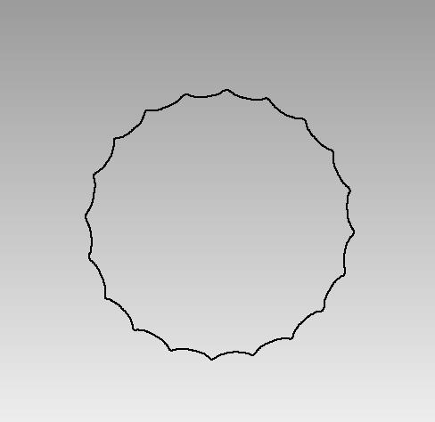 5: Horizontal cross section at the middle of the 7 th drum Εικόνα 7.