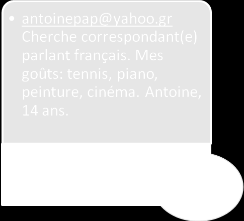 J ai 15 ans et comme toi, j adore la m u s i q u e (ex.), mais moi, je (16) de la guitare.