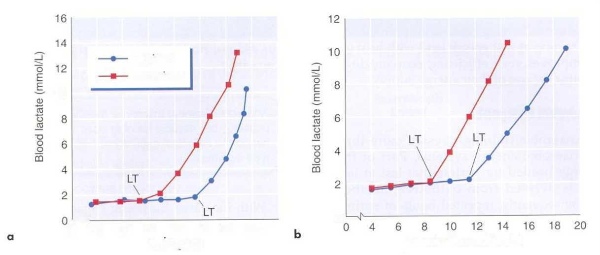 Διαφοροποίηση αναερόβιου κατωφλιού ανάλογα με επίπεδο απόδοσης Διαφοροποίηση αναερόβιου