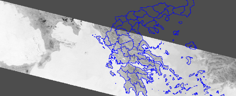 Διαθεσιμότητα δορυφορικών καταγραφών θερμικής υπέρυθρης
