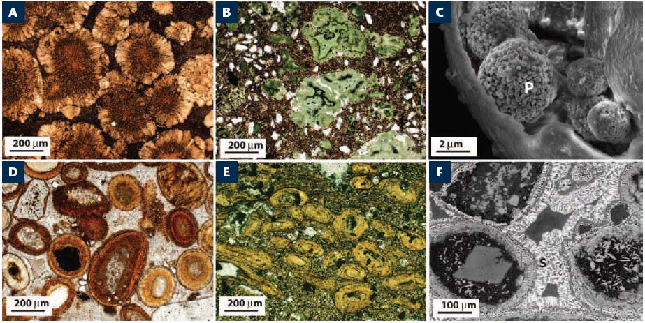 5 Σιδηρούχα ορυκτά σε ιζήματα & ιζηματογενή πετρώματα μικροσκοπικές δομές σιδηρίτης