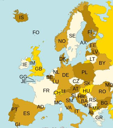 προτυποποίησης, ISO. Συγκεκριμένα, για την Ελλάδα χρησιμοποιείται το πρόθεμα «EL».