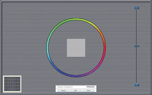 3. Βελτιστοποίηση εικόνας χρώματος. 2. Η επιλογή Start (Έναρξη) - εκκινεί την ακολουθία βαθμονόμησης χρώματος 6-βημάτων. 3.