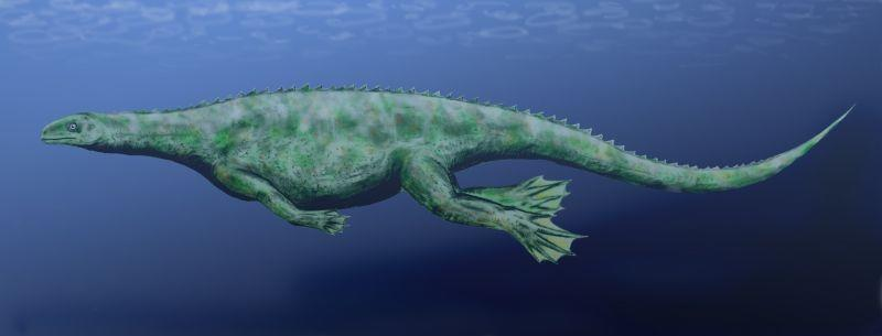 Τριαδικό Hydrothecrosaurus Κρητιδικό Pistosaurus- Μ.