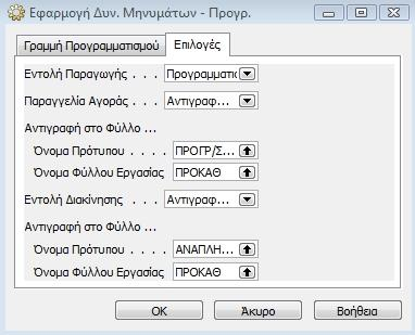 Το ςφςτθμα εξζδωςε τισ νζεσ παραγγελίεσ με τισ θμερομθνίεσ και ϊρεσ ζναρξθσ και λιξθσ τουσ.