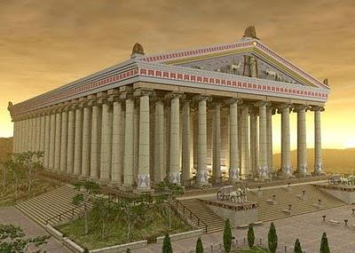 ΝΑΟΣ ΤΗΣ ΑΡΤΕΜΙΔΟΣ ΣΤΗΝ ΕΦΕΣΟ Ο ναός της Αρτέμιδος, ο οποίος αποκαλείται και Αρτεμίσιο, βρισκόταν στην Έφεσο της σημερινής Τουρκίας, 50 χιλιόμετρα νοτίως της Σμύρνης. Ολοκληρώθηκε το 440 π.χ. και θεωρείται ένα από τα Επτά θαύματα του αρχαίου κόσμου.