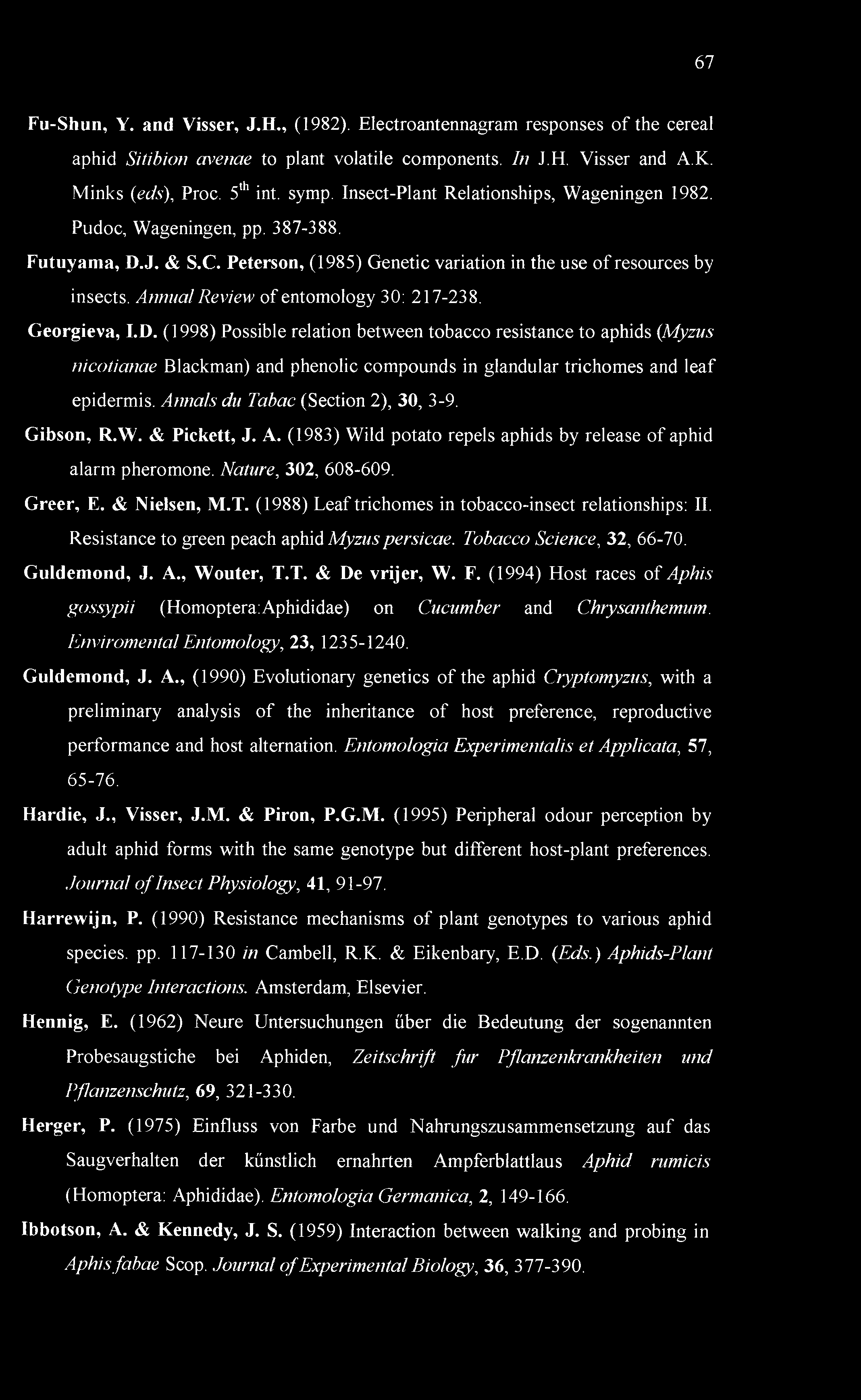 Annual Review of entomology 30: 217-238. Georgieva, I.D.