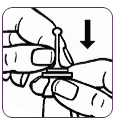Βήμα 2: Με το άλλο χέρι, πιέστε προς τα κάτω τον μικρότερο δακτύλιο μέχρι οι 2 δακτύλιοι ακουμπήσουν μεταξύ τους ομαλά. Αυτό θα τρυπήσει την ασφάλεια.