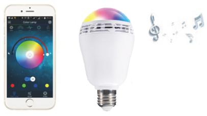 (Cool White) LED color: White+RGB Life span: 40,000hrs CRI: 80 Bluetooth: 4.