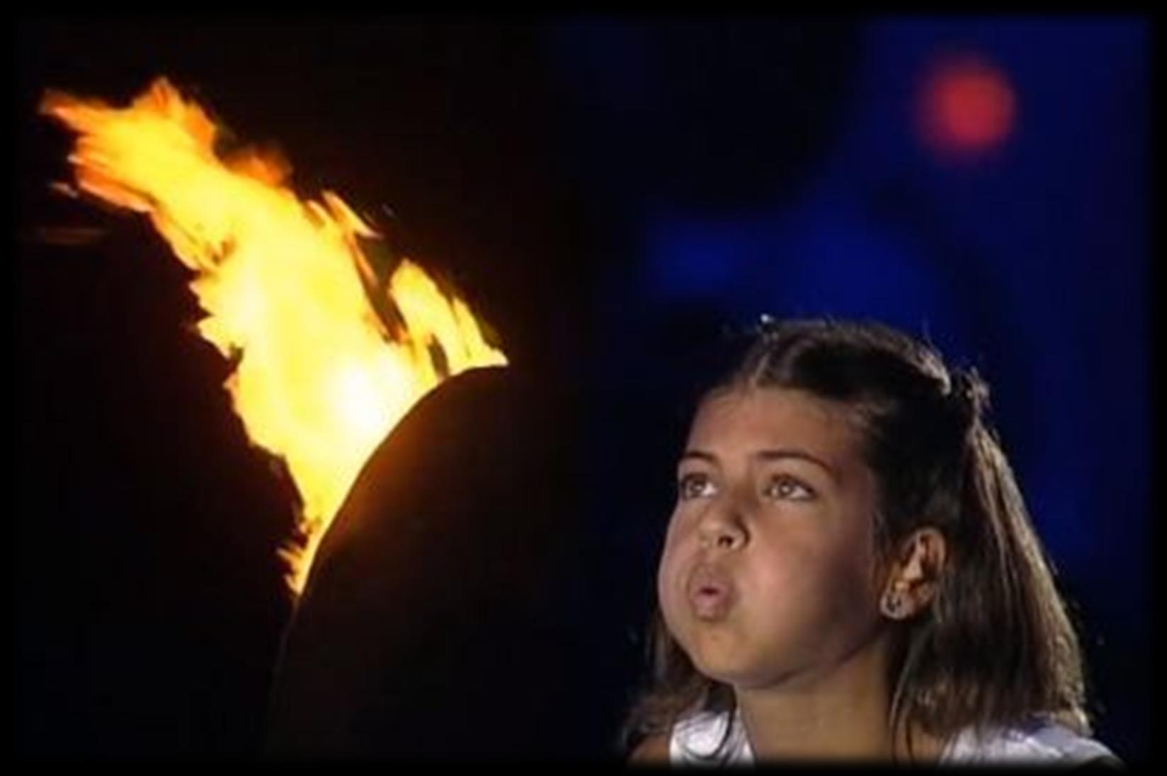 Το σβήσιμο της φλόγας στο Ολυμπιακό Στάδιο