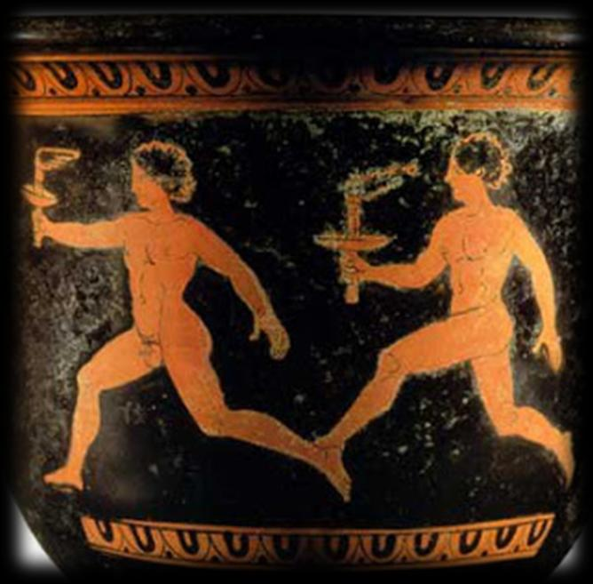Η λαμπαδηδρομία στην αρχαιότητα ήταν δρόμος σκυταλοδρομίας συνηθιζόταν σε τοπικούς αγώνες ήταν κυρίως θρησκευτική εκδήλωση έμφαση